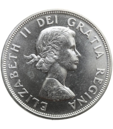 Kanada 1 Dolar 1964 - Quebec, srebro, certyfikat