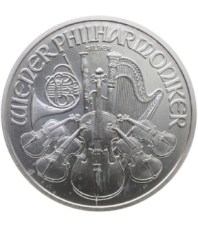 Austria 1,5 Euro 2008 Filharmonicy wiedeńscy, srebro, 1oz, stan 1