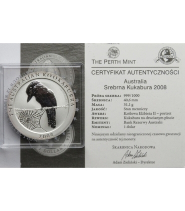 Austria 1,5 Euro 2009 Filharmonicy wiedeńscy, srebro, 1oz, stan 1