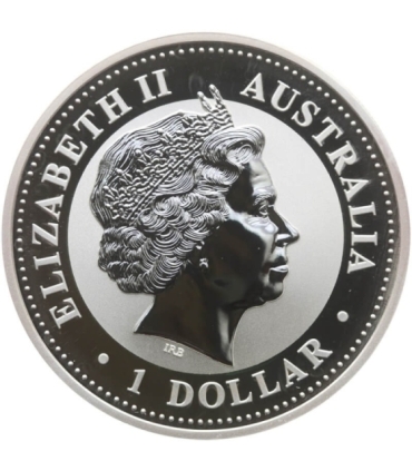 Australia, 1 dolar, Kokabura, 2008, srebro Ag999, 1OZ
