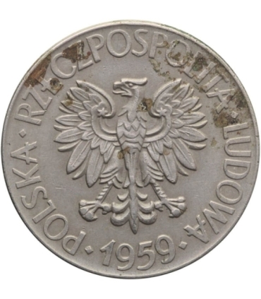 10 zł, Tadeusz Kościuszko, 1959, stan 2