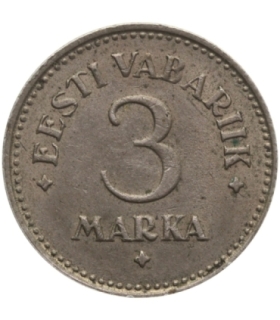 Estonia 3 marki, 1925, stan 3