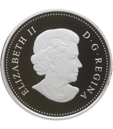 Kanada 20 dolarów, 2010 Dzikie kwiaty - lilia wodna, srebro Ag999