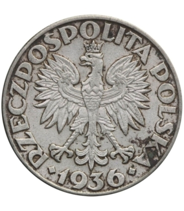 2 złote Żaglowiec 1936, stan 2