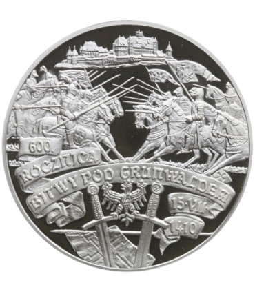 Medal Władysław Jagiełło Bitwa pod Grunwaldem, srebro Ag999