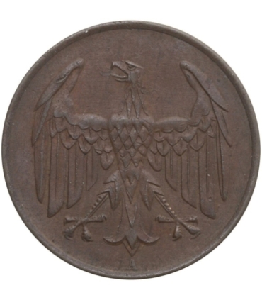 Niemcy 4 reichsfenigi, 1932, A, 3+, ładna