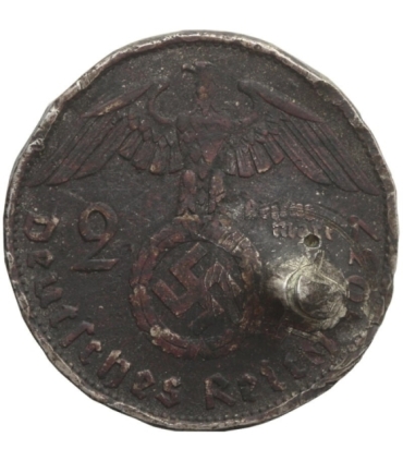 2 marki niemieckie Hindenburg 1937, st. 5