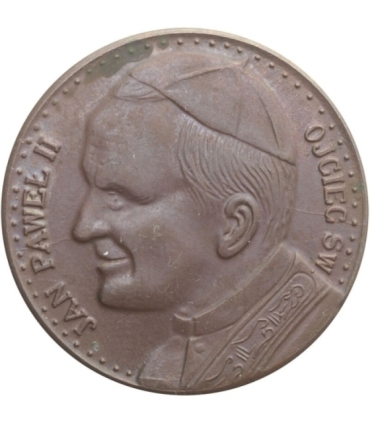 Medal Jan Paweł 2 / Chrystus ucisza burzę na morzu