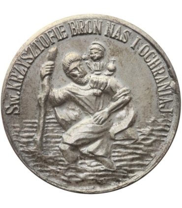 Medal Św. Krzysztofie Broń Nas i Ochraniaj