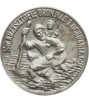 Medal Św. Krzysztofie Broń Nas i Ochraniaj