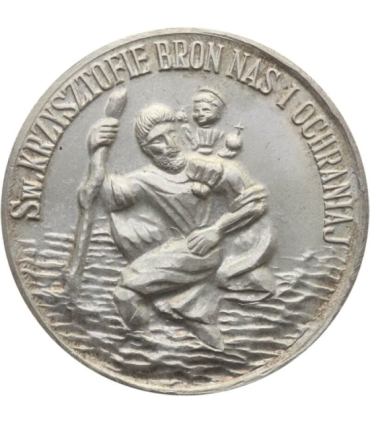 Medal Św. Krzysztofie Broń Nas i Ochraniaj