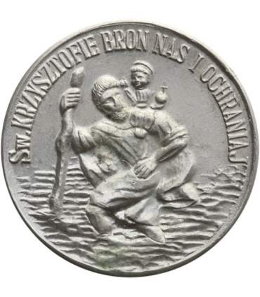 Medal Św. Krzysztofie Broń Nas i Ochraniaj