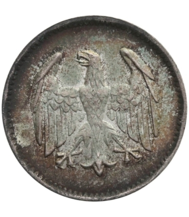 Niemcy 1 Reichs mark 1924 zn. A, srebro