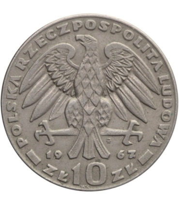 10 zł Karol Świerczewski, 1967, stan 2-/3+