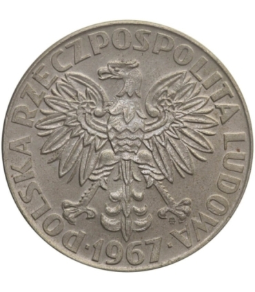 10 zł Maria Skłodowska-Curie, 1967, stan 2-/3+