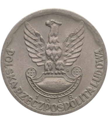 10 zł XXV lat Ludowego Wojska Polskiego, 1968, stan 2-/3+