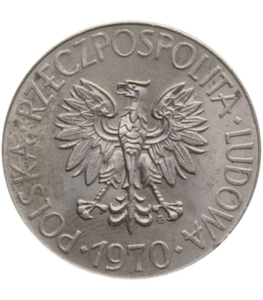 10 zł Kościuszko, 1970, stan 2-/3+