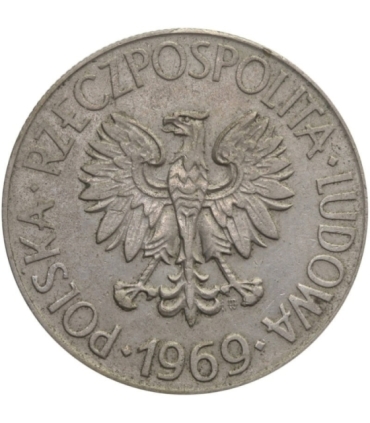 10 zł Tadeusz Kościuszko, 1969, stan 2-/3+