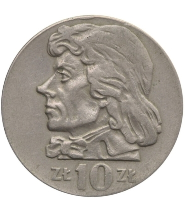 10 zł Tadeusz Kościuszko, 1971, stan 2-/3+
