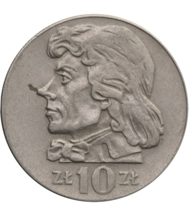 10 zł Tadeusz Kościuszko, 1972, stan 2-/3+