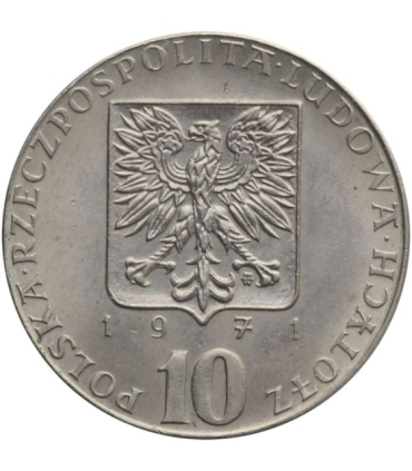 10 zł FAO, 1971, stan 2-/3+