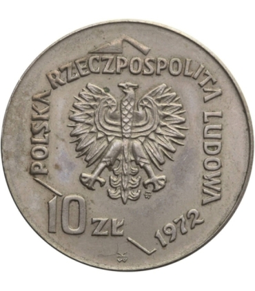 10 zł 50 lat portu w Gdyni, 1972, stan 2-/3+