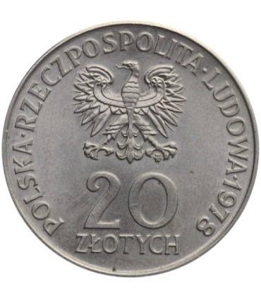 20 zł Pierwszy Polak w kosmosie, 1978, stan 2-/3+