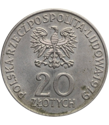 20 zł Międzynarodowy rok dziecka, 1979, stan 2-/3+