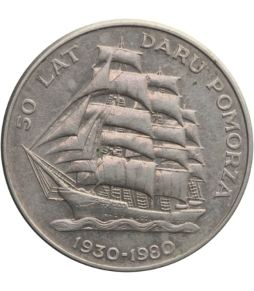 20 zł 50 lat Daru Pomorza, 1980, stan 2-/3+