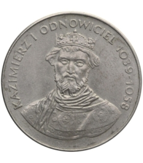 50 zł Kazimierz I Odnowiciel, 1980, stan 2-/3+