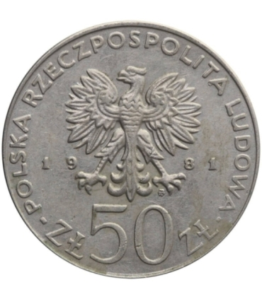 50 zł Władysław I Herman, 1981, stan 2-/3+