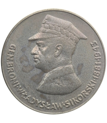 50 zł Władysław Sikorski, 1981, stan 2-/3+