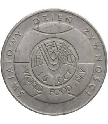50 zł Światowy dzień żywności, 1981, stan 2-/3+