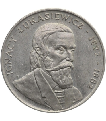 50 zł Ignacy Łukasiewicz, 1983, stan 2-/3+