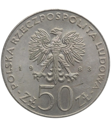 50 zł 150 lat Teatru Wielkiego, 1983, stan 2-/3+