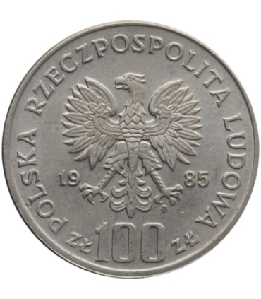 100 zł Przemysław II, 1985, stan 2-/3+