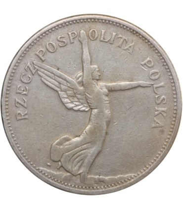 5 zł, Nike, 1930, rzadki rocznik, stan 3
