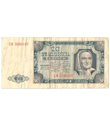 20 zł 1948, seria EN stan 4+