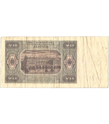 20 zł 1948, seria EN stan 4+