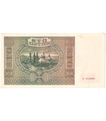 Banknot 100 złotych 1941 stan 2, Ser. A
