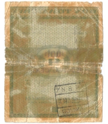 Bon towarowy 1 cent 1960, seria BI, stan 5