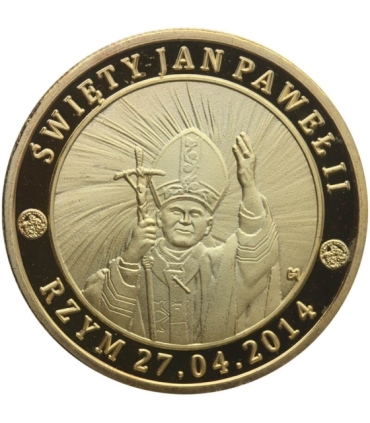 Medal Święty Jan Paweł II w przepięknym etui