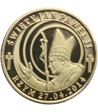 Medal Święty Jan Paweł II w przepięknym etui