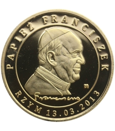 Medal Papież Franciszek i Papież Benedykt w przepięknym etui