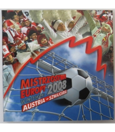 Numizmat 1 złoty 2008 Mistrzostwa Europy w Piłce Nożnej Austria Szwajcaria