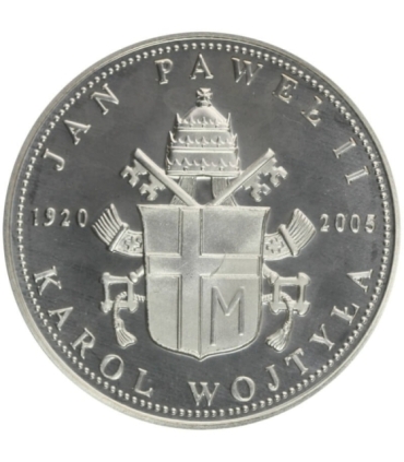 Polska, medal Jan Paweł II, Inauguracja pontyfikatu, 2008 r., certyfikat