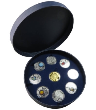 Systema Solare – seria srebrnych numizmatów - 9 szt.