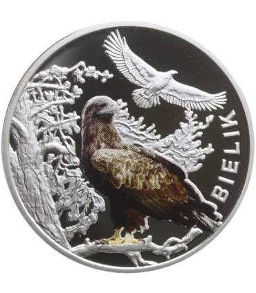 Symbole przyrody, Bielik, srebro Ag 14,14g, certyfikat