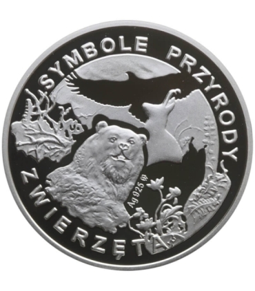 Symbole przyrody, Bielik, srebro Ag 14,14g, certyfikat