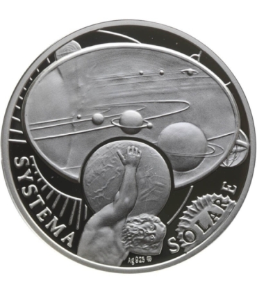 Systema Solare, Pluton, srebro Ag 14,14g, certyfikat